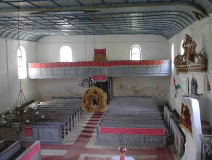 A kőrispataki reformtus templom belseje